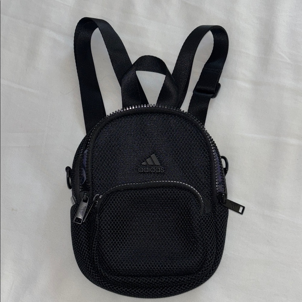 Adidas Black Mesh Backpack